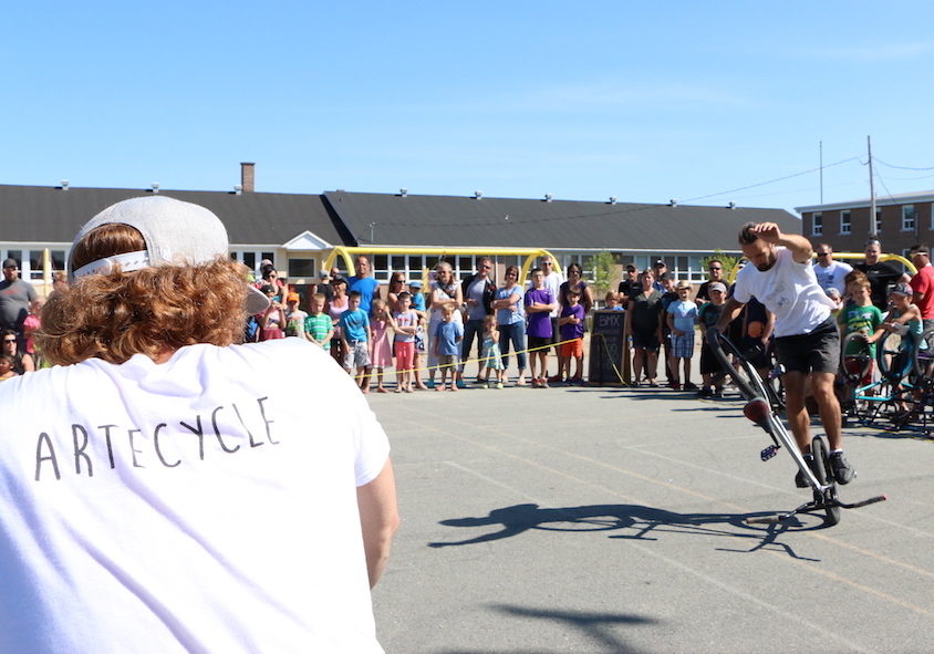 Voici à quoi ressemble une animation BMX Flatland